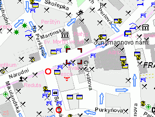 Mapa byla převzata ze serveru mapy.cz